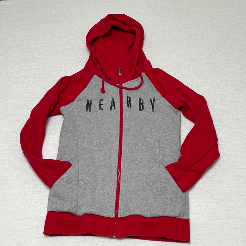 TBJ Nearby Read Hoodie Jacket Women Size Small